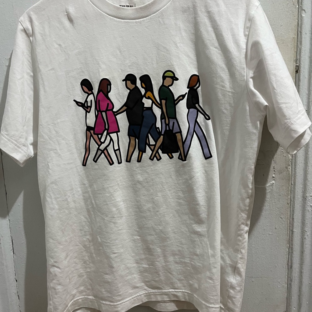 UNIQLO peace for all Julian Opie Graphic White T-Shirt